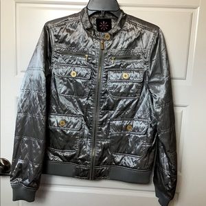 Isaac Mizrahi Live Moto Jacket. Size Small